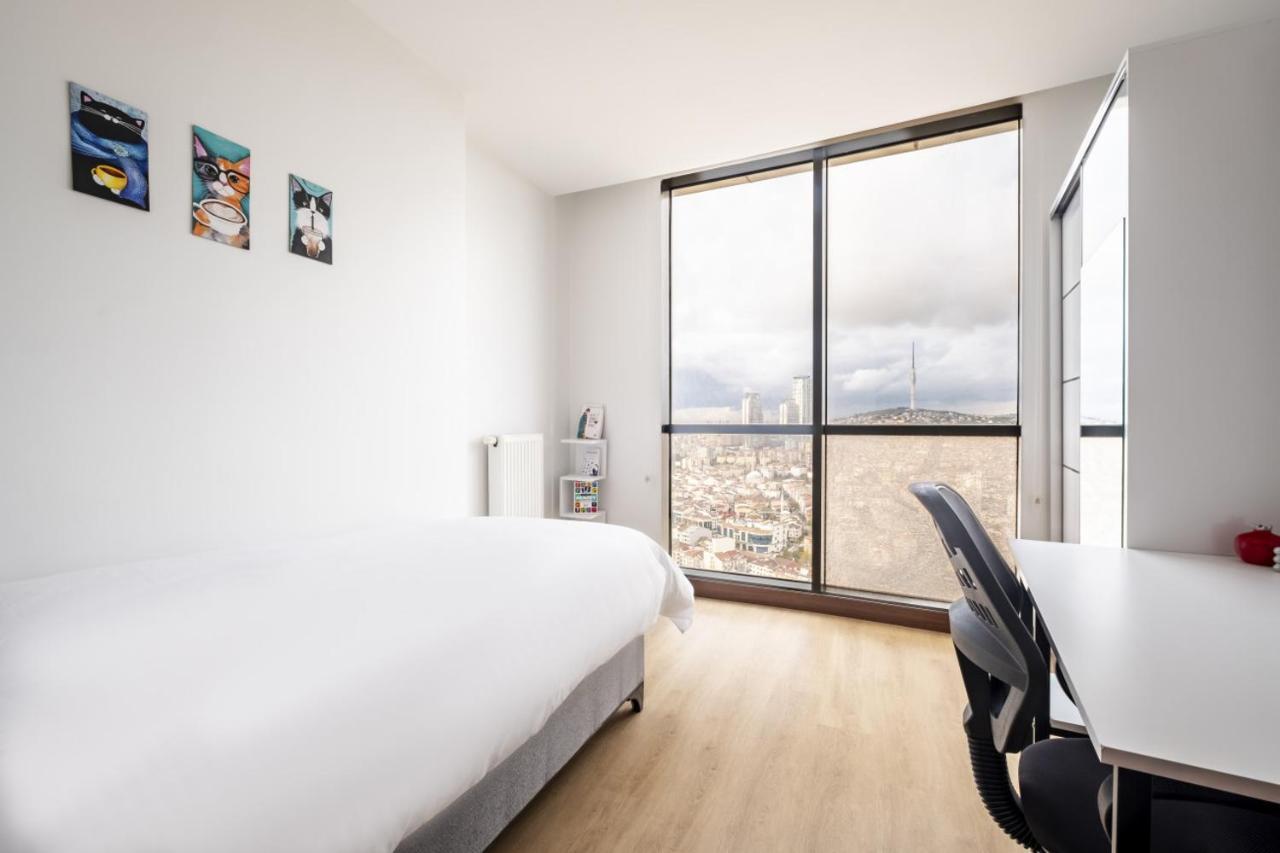 Charming Flat With City View In Atasehir Isztambul Kültér fotó